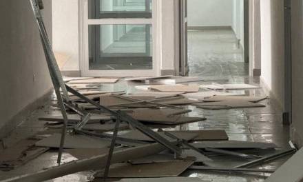 Lluvias dejaron daños en Laboratorio Estatal de Salud Pública