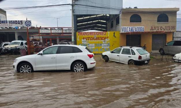 Lluvias generan anegamientos al sur de la capital