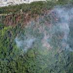Controlan incendio en cerro de Ajacaya, en Zacualtipán