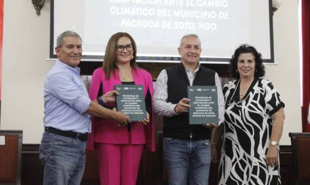Pachuca recibe Programa de Mitigación y Adaptación ante el Cambio Climático