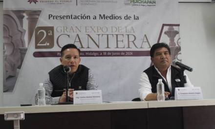 Presentan 2ª Gran Expo de la Cantera en Huichapan