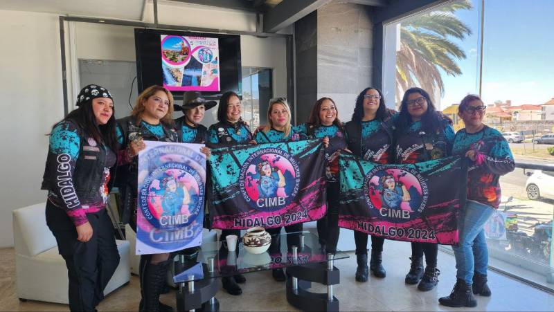 81 mujeres recorrerán Hidalgo en motocicleta