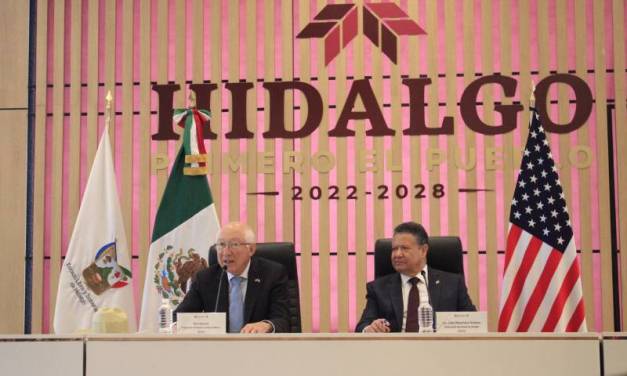 Hidalgo refuerza lazos de cooperación con Estados Unidos