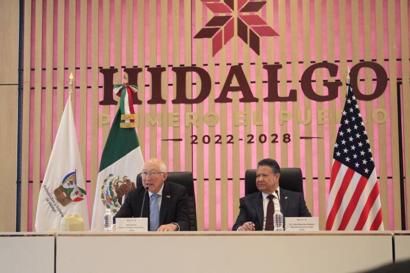 Hidalgo refuerza lazos de cooperación con Estados Unidos