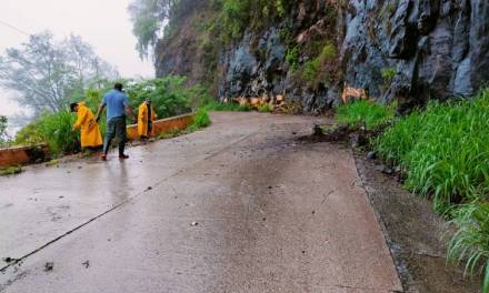 Lluvias generan afectaciones en 26 municipios