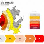 Pese a lluvias, 63 municipios presentan algún grado de sequía