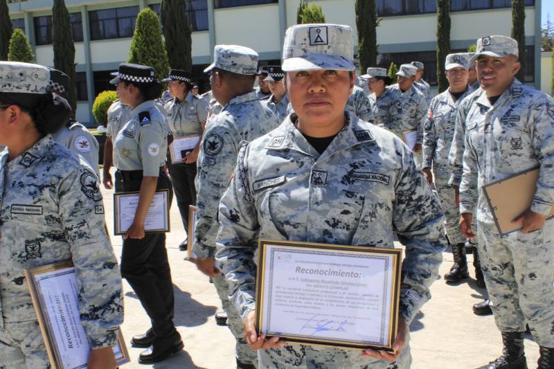 Reconocen a elementos de la Guardia Nacional en Hidalgo