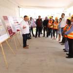 Julio Menchaca supervisa obras en Tlahuelilpan