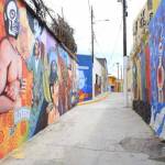 Transforman callejón de El Arbolito en arte mural