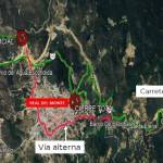 Habrá cierres nocturnos por trabajos en la Real del Monte-Huasca