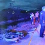 Pareja cae a canal de agua; una mujer pierde la vida