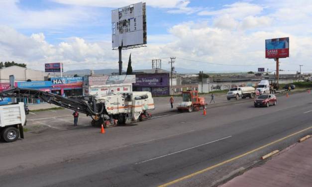 Comienza rehabilitación del bulevar Felipe Ángeles