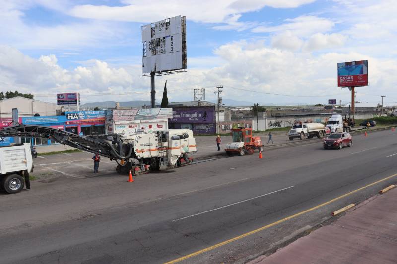 Comienza rehabilitación del bulevar Felipe Ángeles