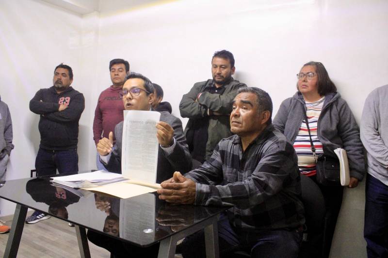 Habitantes de Pueblo Nuevo rechazan acuerdos con la SICT Hidalgo