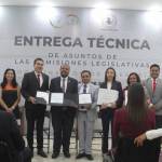 Entregan comisiones legislativas en el Congreso