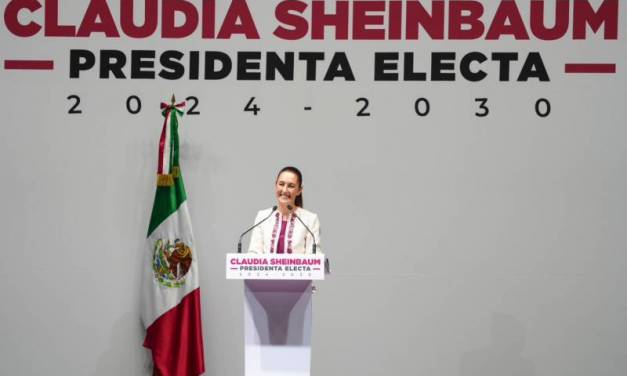 Claudia Sheinbaum recibe constancia de mayoría como presidenta electa