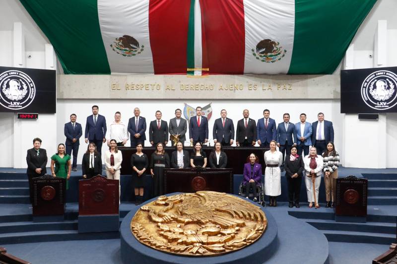 En el Congreso develan placa de la LXV Legislatura