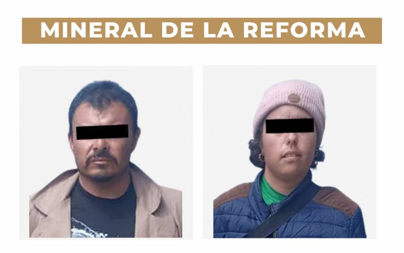 Cae pareja por delitos contra la salud en Mineral de la Reforma