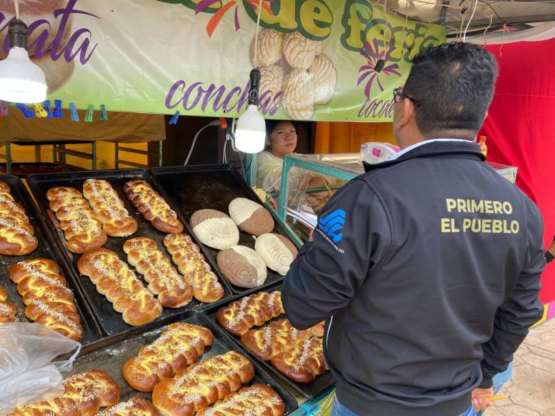 Realizan vigilancia sanitaria en la Feria de San Francisco Pachuca