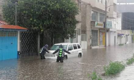 Lluvias dejaron afectaciones en 3 colonias de Pachuca