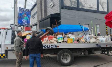 Retiran a franeleros de las inmediaciones del recinto ferial