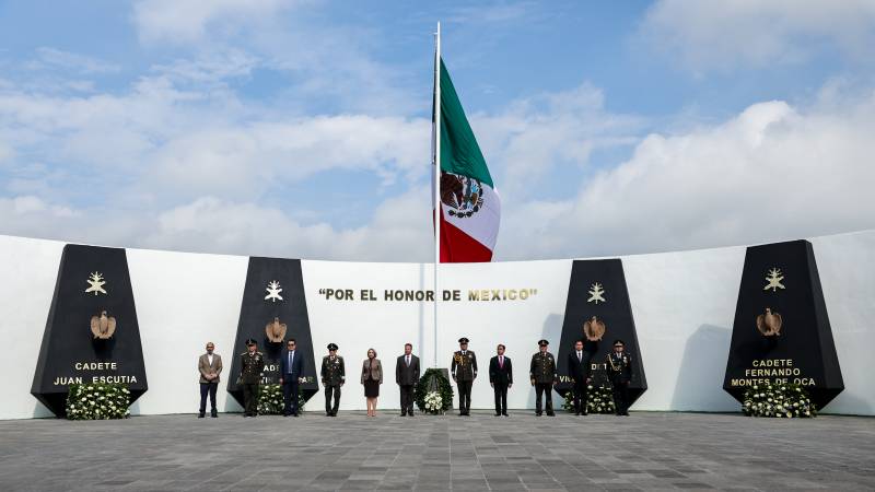 Encabeza Menchaca 177 aniversario de la Gesta Heroica de Chapultepec