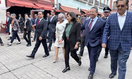 Gabinete de Gobierno recorrió el Centro Histórico de Pachuca