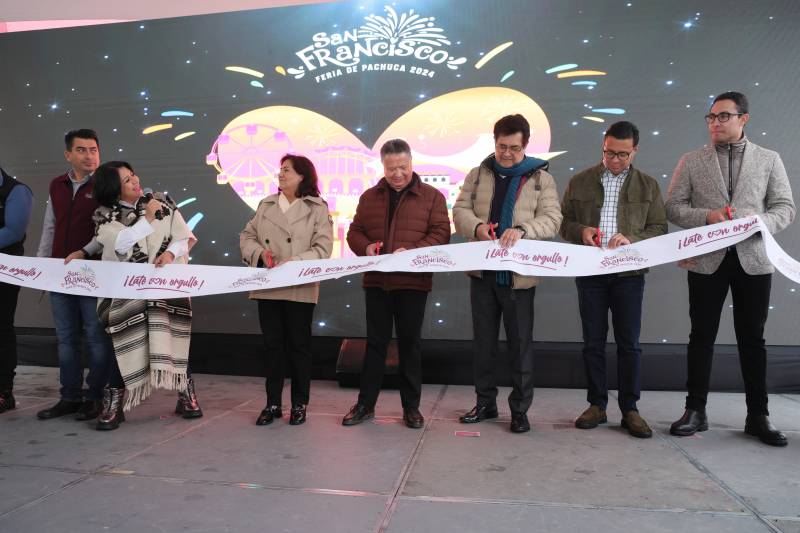 Julio Menchaca inaugura la Feria de San Francisco Pachuca, Hidalgo