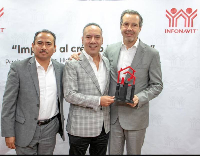 Infonavit Hidalgo premia impulso al crédito: Canek Vázquez