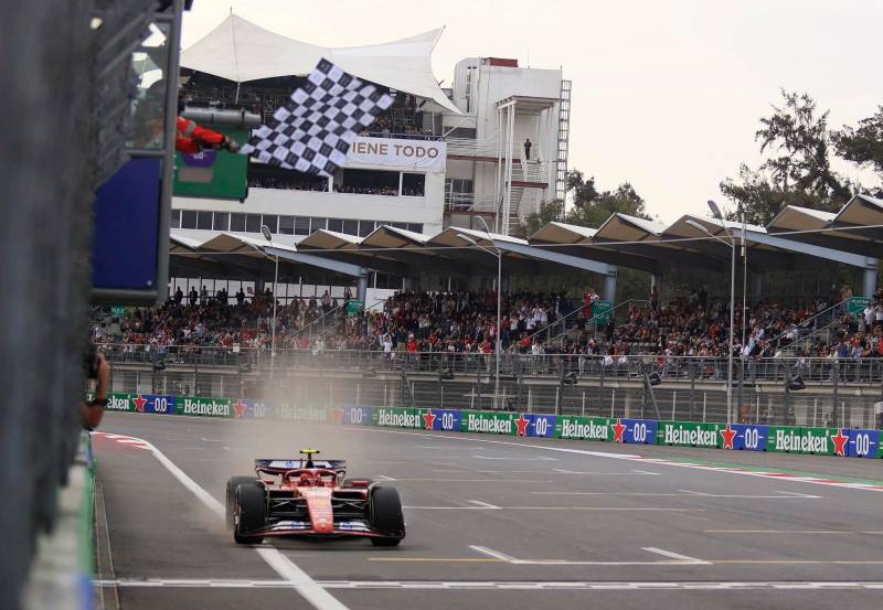 Carlos Sainz gana el Gran Premio de México; Checo, último