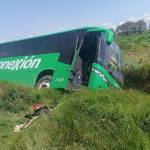 Se registró un accidente de autobús en Tulancingo; hay tres lesionados