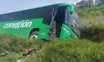 Se registró un accidente de autobús en Tulancingo; hay tres lesionados