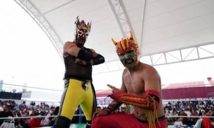 Gran espectáculo de lucha libre en la Feria de San Francisco Pachuca,Hidalgo