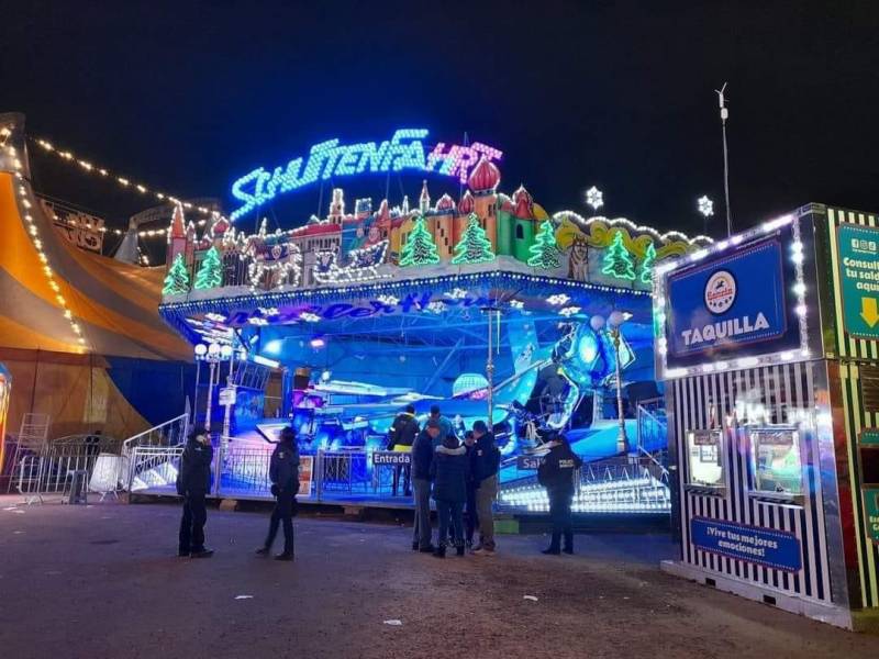 Falla mecánica en juego de la feria deja 9 heridos