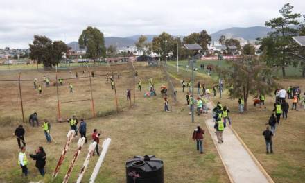 Se rescata cancha de béisbol de la Unidad Deportiva Municipal