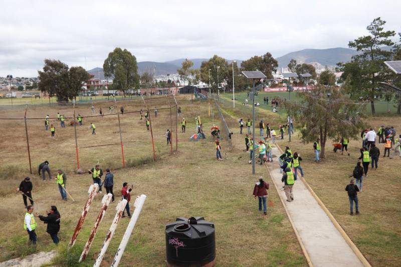 Se rescata cancha de béisbol de la Unidad Deportiva Municipal