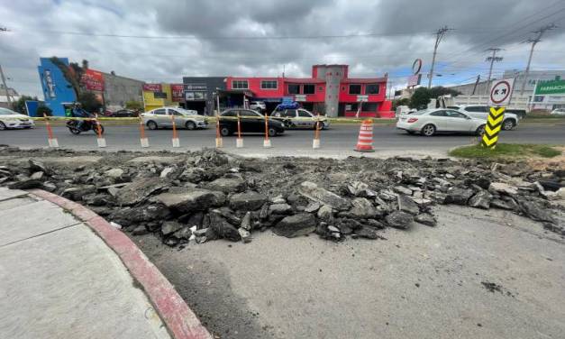 Seguirán obras en bulevar Santa Catarina