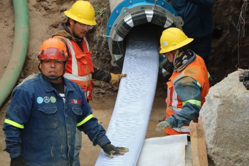 Reanudan trabajos en el acueducto Téllez