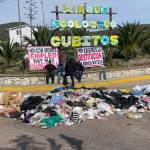 Protestan contra cierre del relleno sanitario en El Huixmí