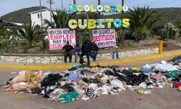 Protestan contra cierre del relleno sanitario en El Huixmí