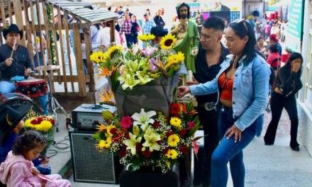 Devotos celebran a San Judas Tadeo en Mineral de la Reforma