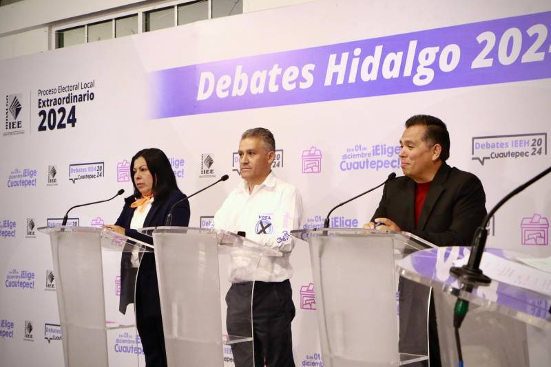 Debaten 3 de los seis candidatos en Cuautepec