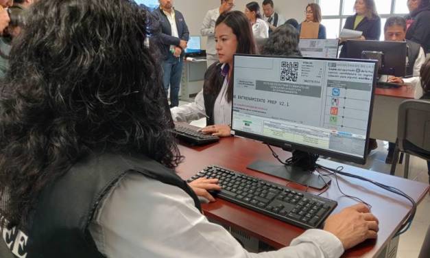 Verifican operación del PREP previo a elección en Cuautepec