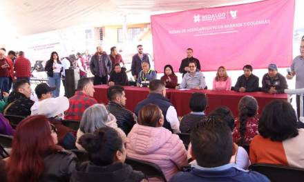 Instalan nuevamente Mesas de Acercamiento; iniciaron en Pachuca