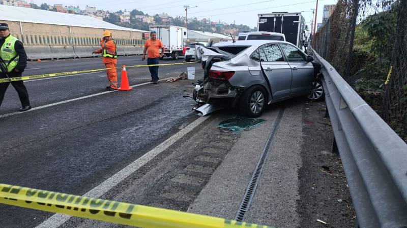 Conductor pierde la vida tras accidente sobre la México-Pachuca