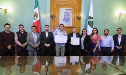 Pachuca firma convenio con el Instituto Catastral de Hidalgo