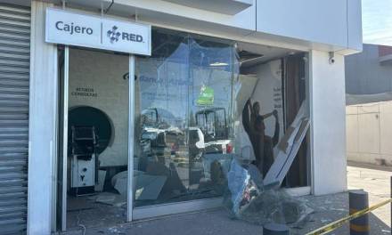 Intento fallido de robo en cajero en Zempoala termina en destrozos