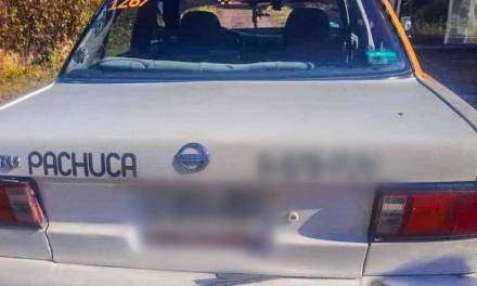 Asesinan a hombre en un taxi en Tolcayuca