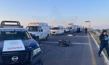 Hombre pierde la vida tras accidente en motocicleta