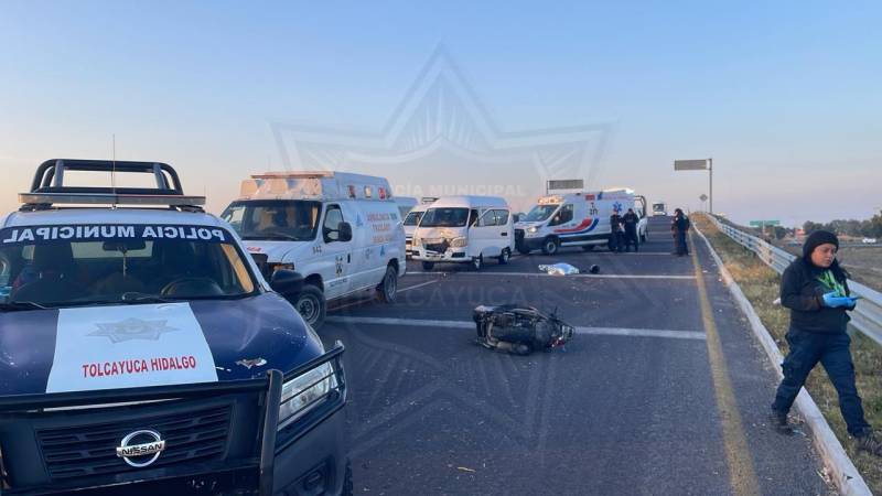 Hombre pierde la vida tras accidente en motocicleta